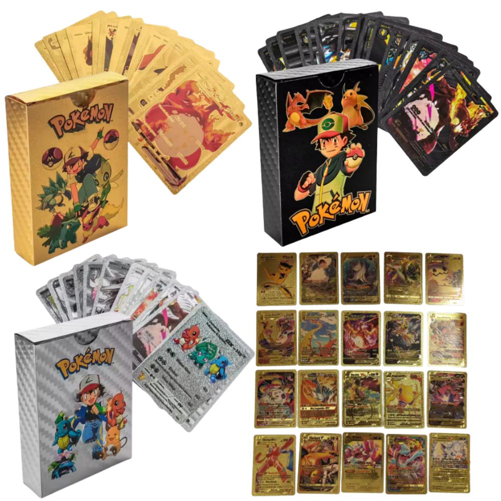 Party Games Board Game - 55PCS Kartu Pokémon Vmax GX Kotak