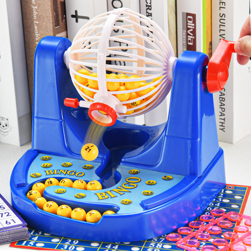 Party Games Indoor - Mesin Pengeluaran Nomor Lotere Bingo Klasik
