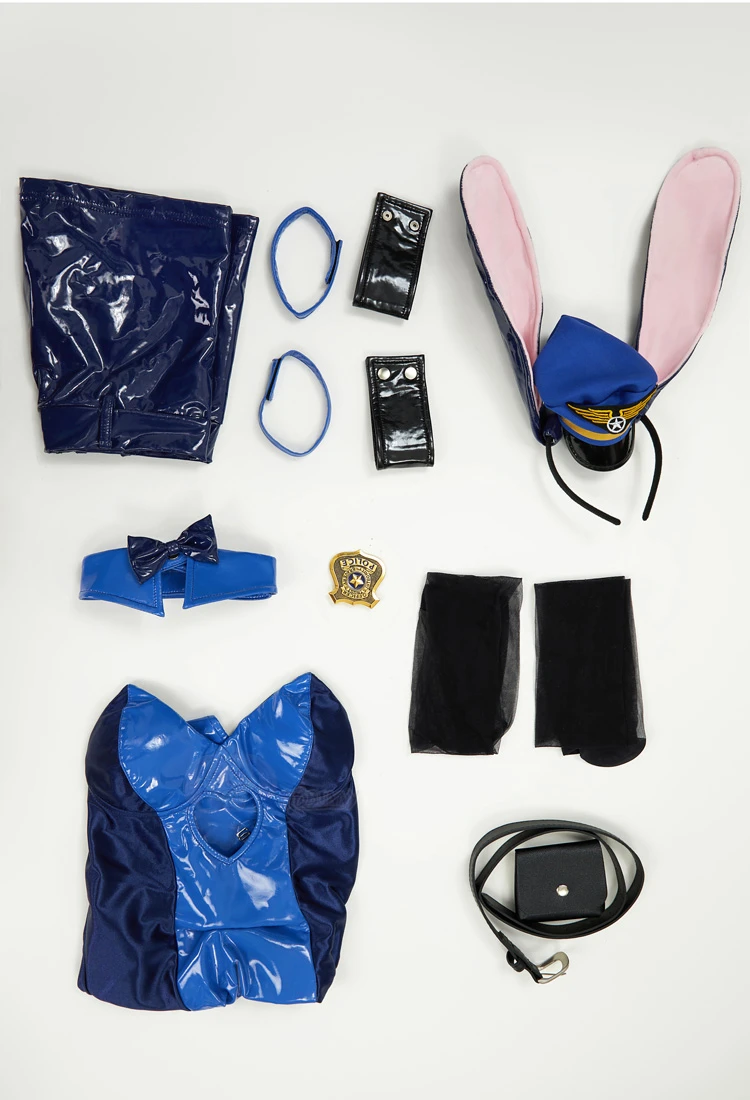 Zoo Party Games - Kostum Cosplay Judith Laverne Hopps Zoo