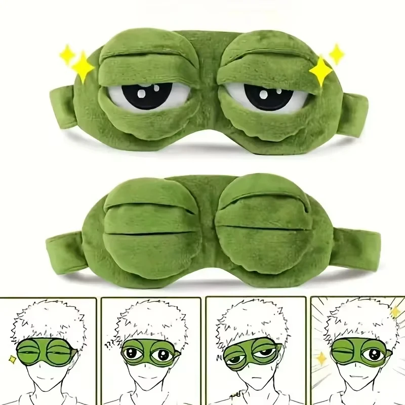 Party Games Cartoon - Masker Mata Berbentuk Katak Permainan Pesta