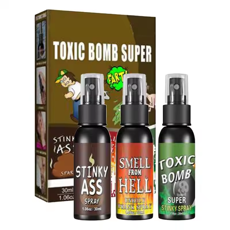 3pcs/set 30ml Semprotan Kentut - Party Games Bomb ulasan dan harga
