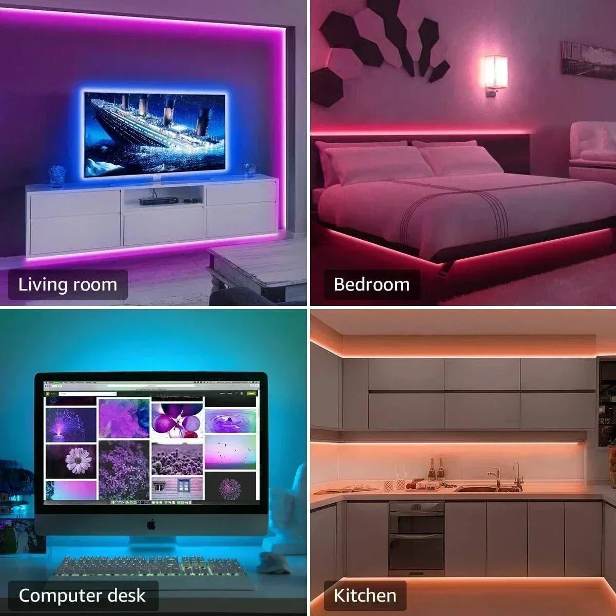 Lampu Strip LED RGB Pintar unt - Party Games App ulasan dan harga