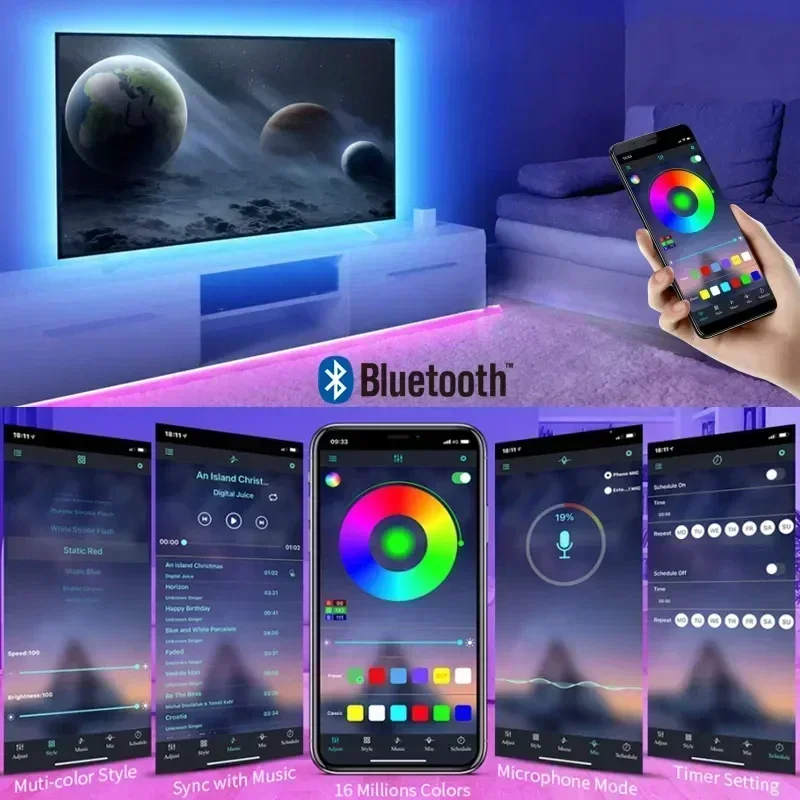 Lampu Strip LED RGB Pintar unt - Party Games App ulasan dan harga