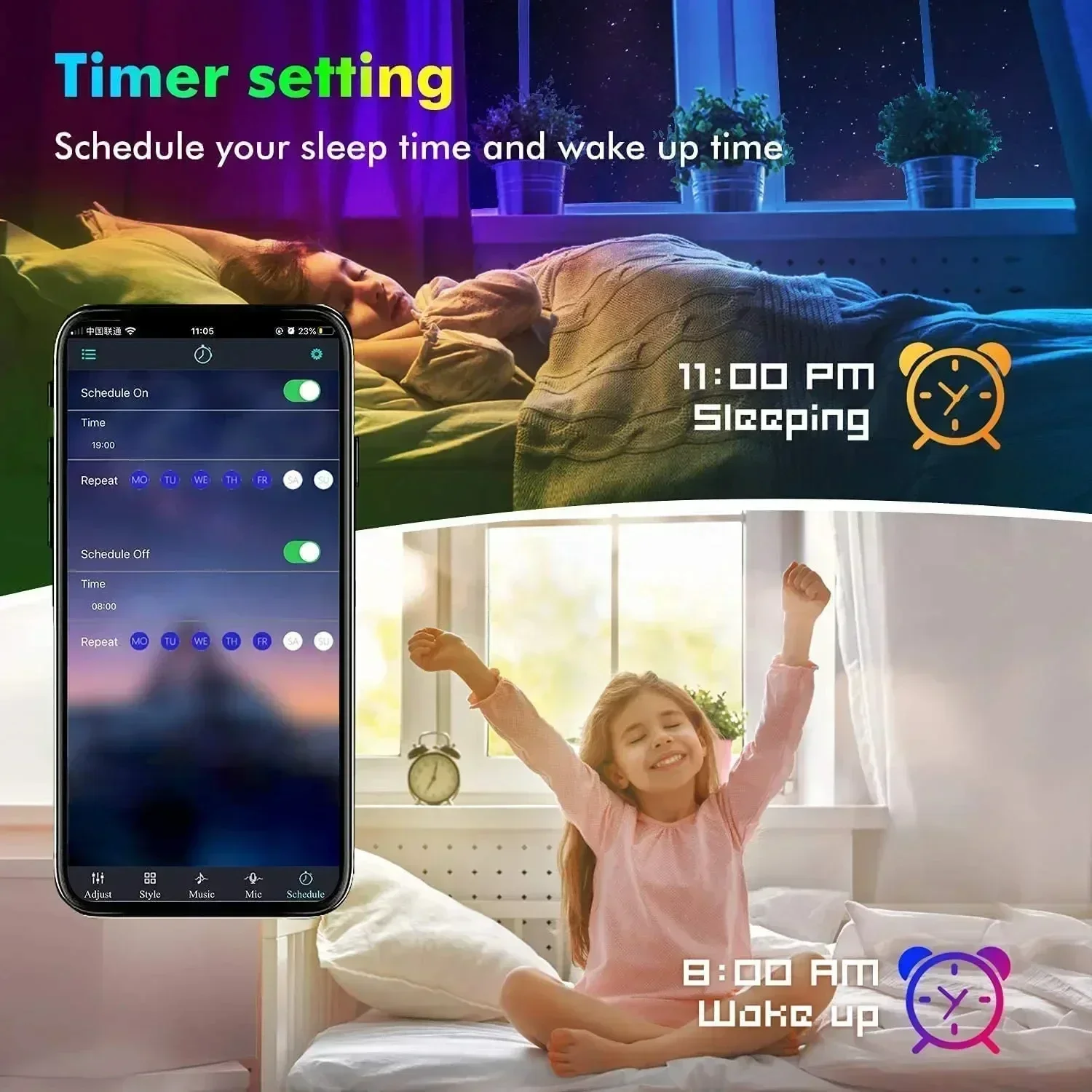 Lampu Strip LED RGB Pintar unt - Party Games App ulasan dan harga