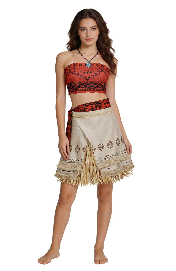 Kostum Cosplay Terinspirasi Mo - Party Games Moana ulasan dan harga