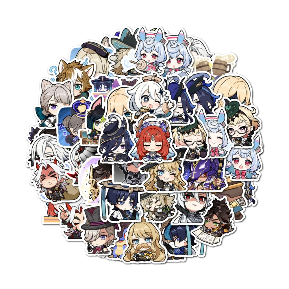 48 buah stiker benturan Genshi - Party Games Indoor ulasan dan harga