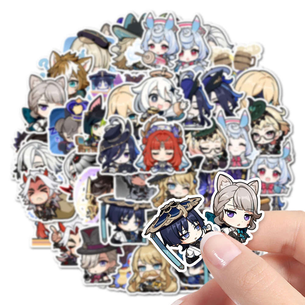 48 buah stiker benturan Genshi - Party Games Indoor ulasan dan harga