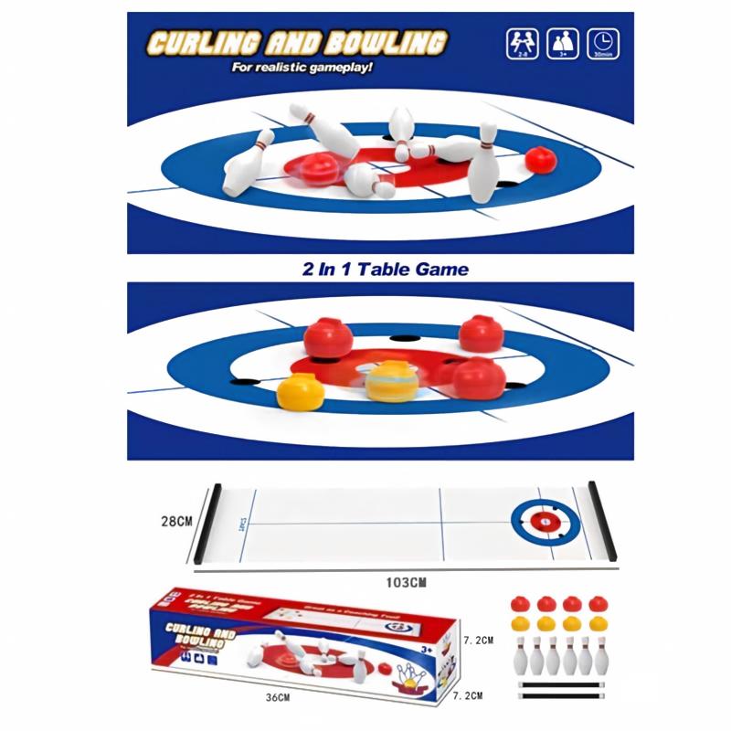 Permainan Meja Mini Curling &  - Party Games Indoor ulasan dan harga