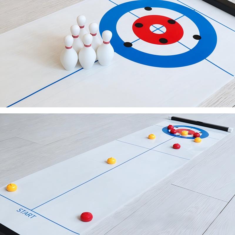 Permainan Meja Mini Curling &  - Party Games Indoor ulasan dan harga