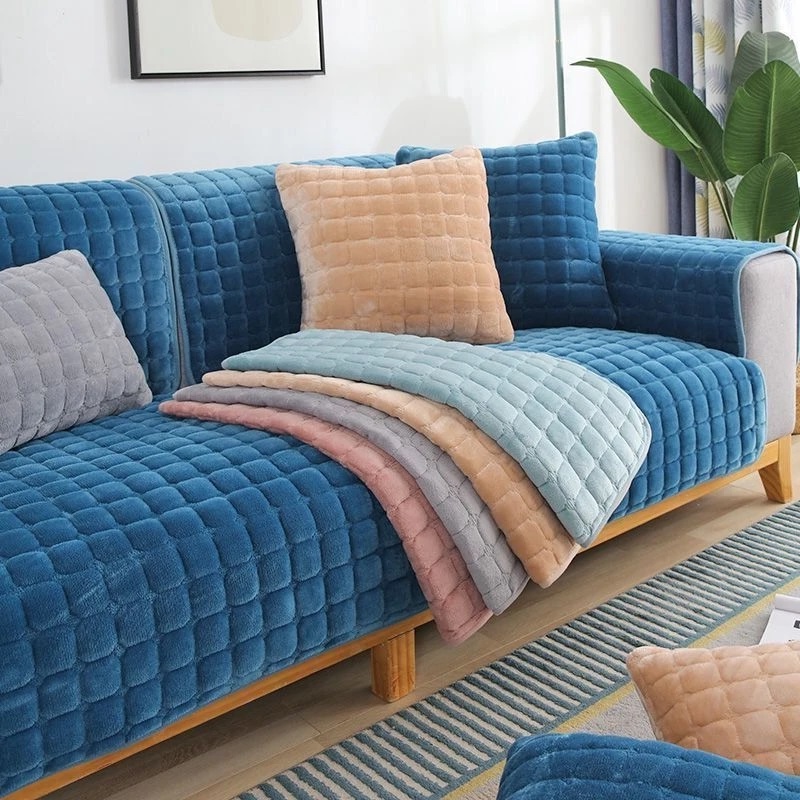 Sarung Sofa Beludru Universal  - Washer Toss Set ulasan dan harga